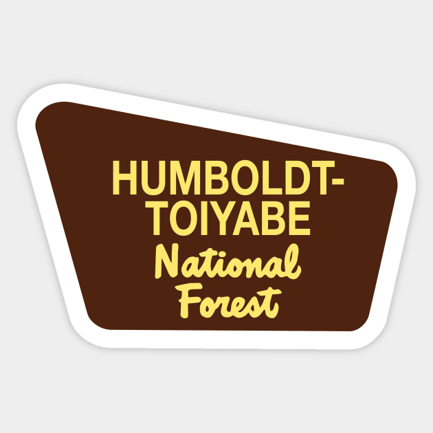 Humboldt-Toiyabe National Forest Sticker by nylebuss